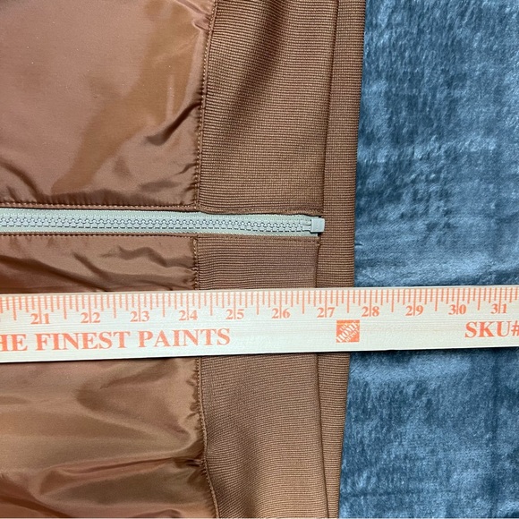 NWT Nike Men’s L Full Zip Brown Tan Windrunner Windbreaker Hooded Jacket Vented - Picture 6 of 16